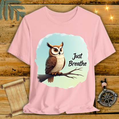 Just Breathe Owl T-Shirt