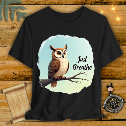 Just Breathe Owl T-Shirt