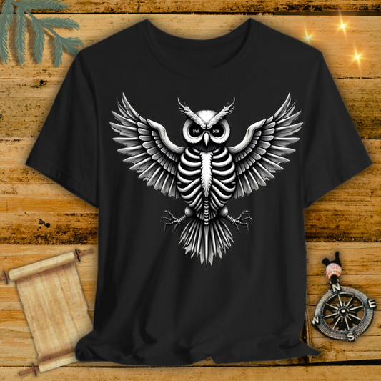 Skeletal Owl T-Shirt