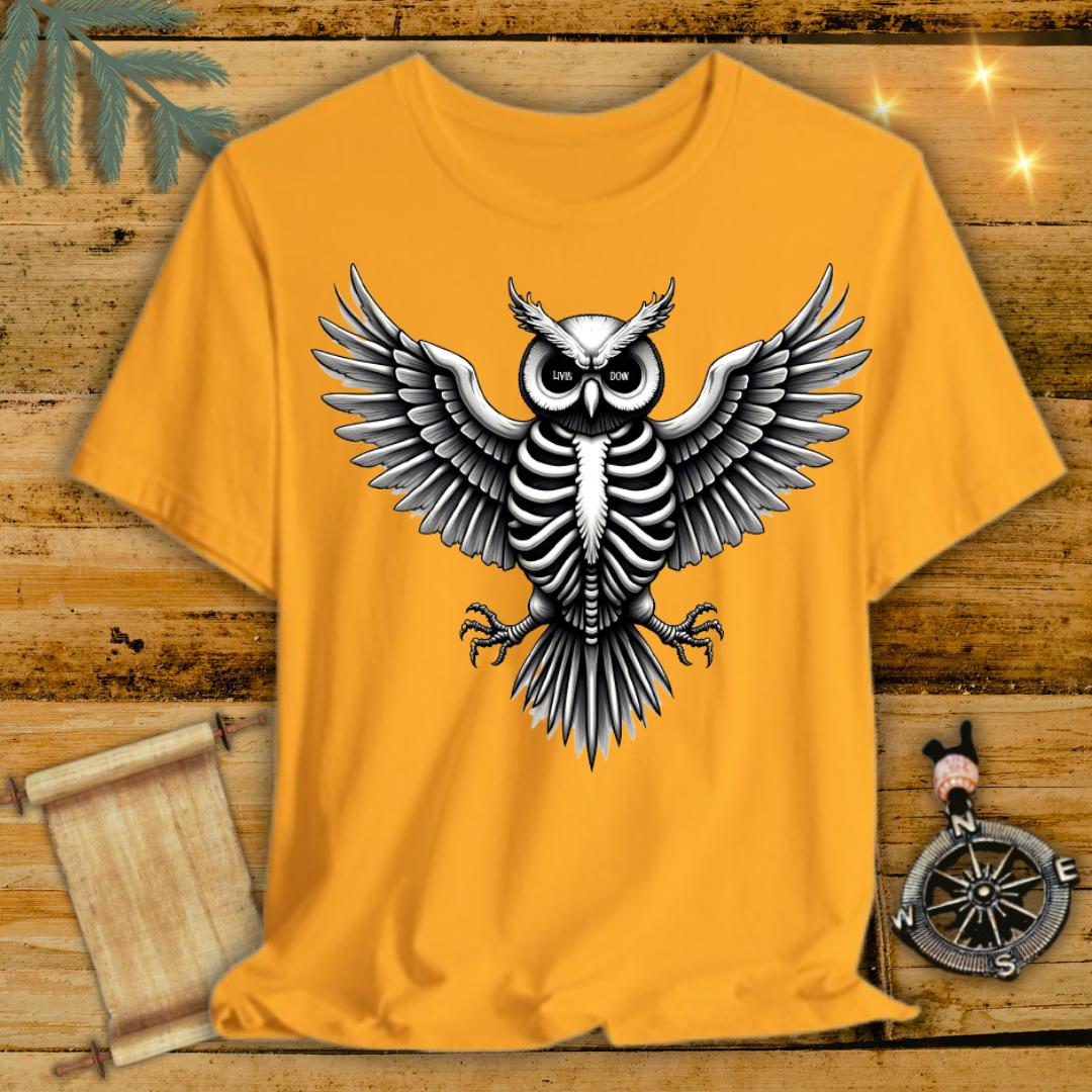 Skeletal Owl T-Shirt