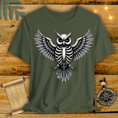 Skeletal Owl T-Shirt