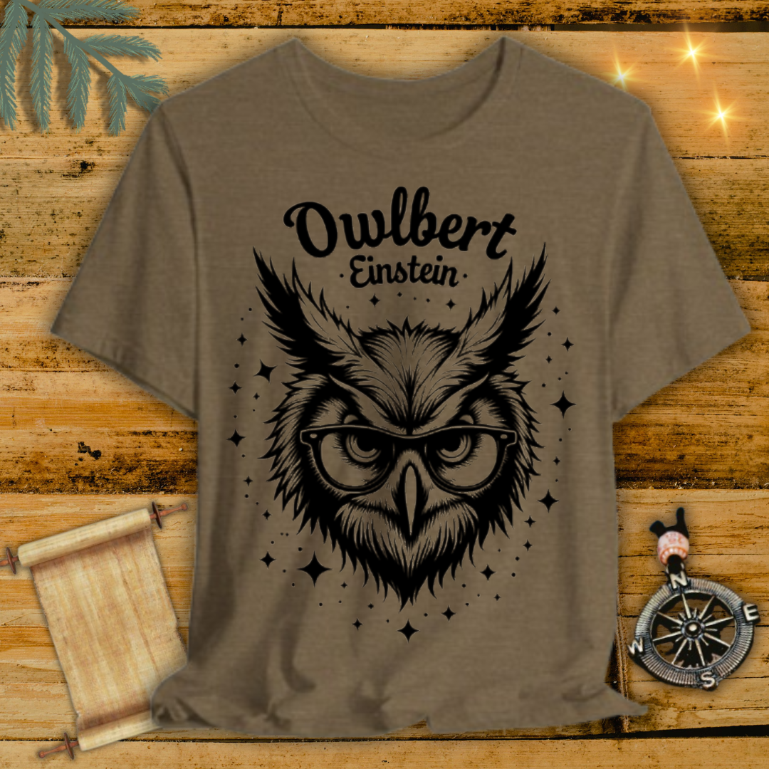 Owlbert Einstein T-Shirt