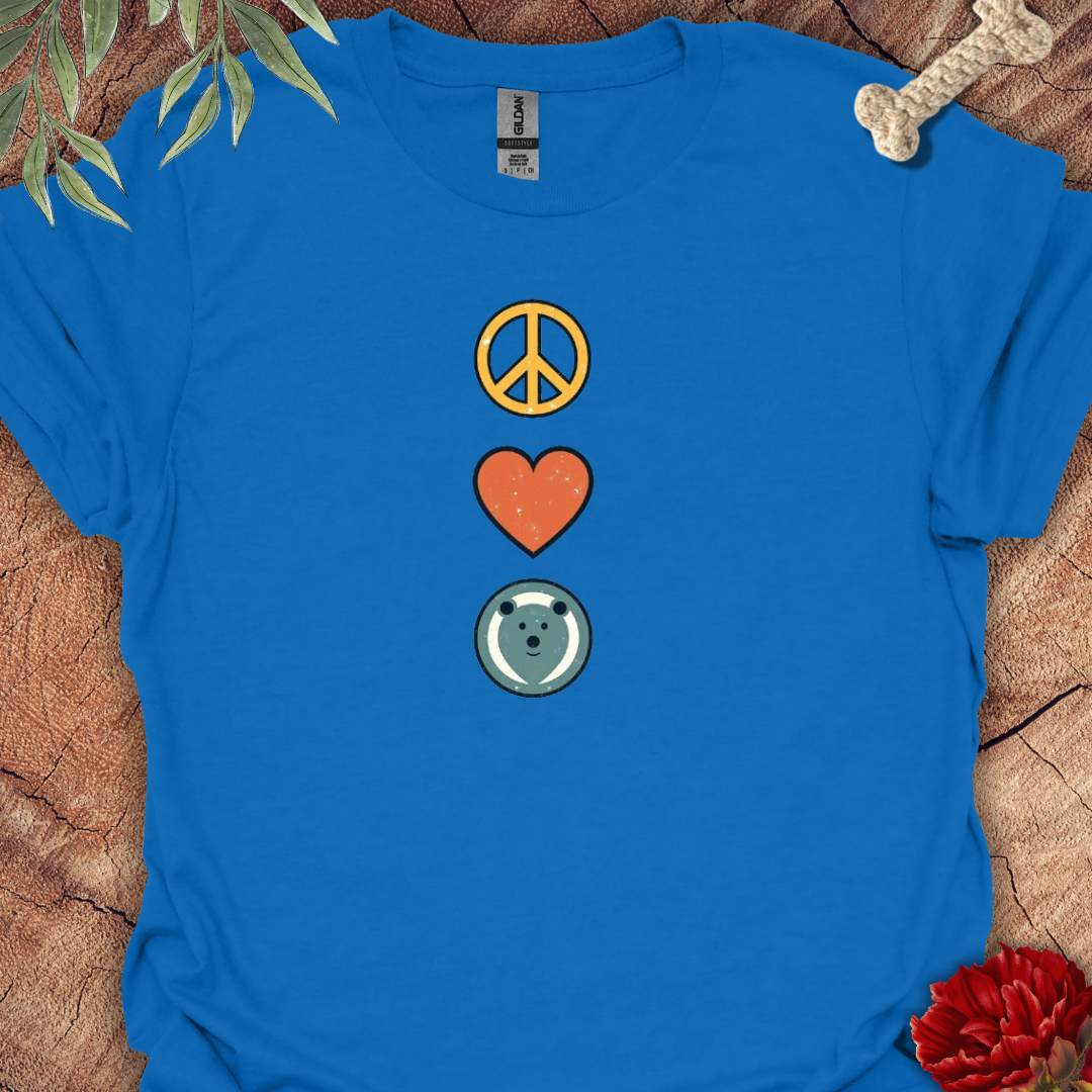 Peace, Love, Bear Tee