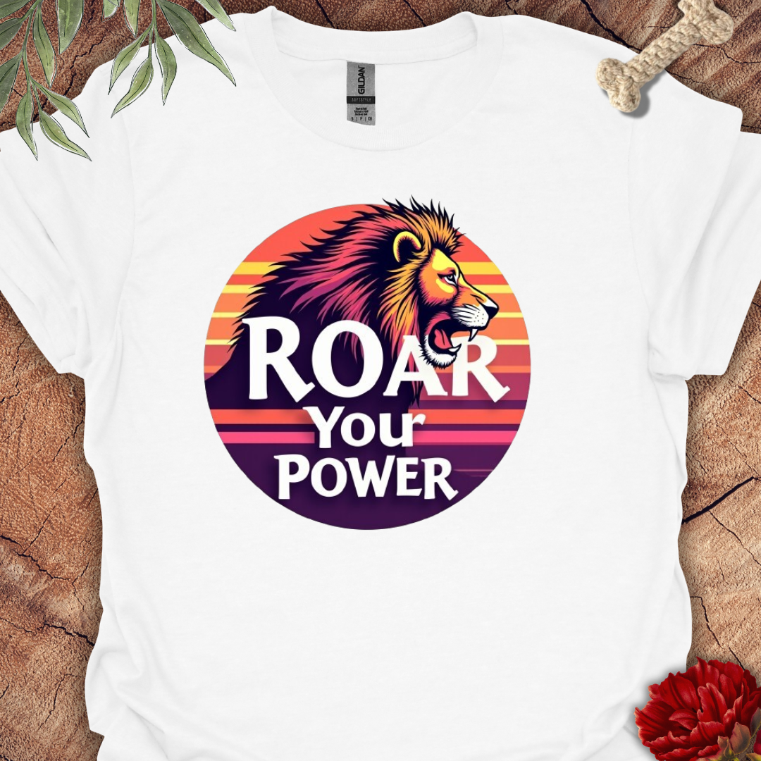 Roar Your Power Lion Tee