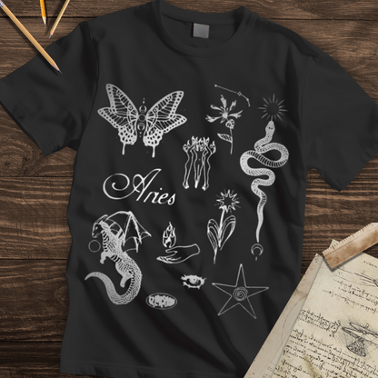 Silvered Aries Tee