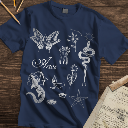Silvered Aries Tee