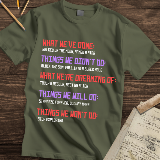 To do list T-shirt