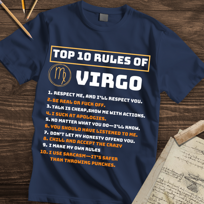 Top 10 VIRGO RULES Tee