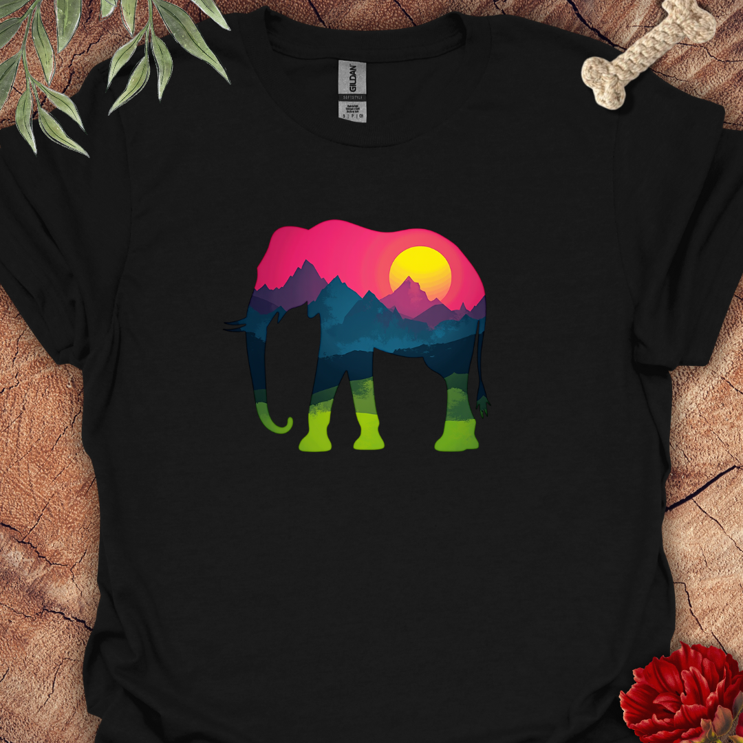 Vibrant Elephant Tee