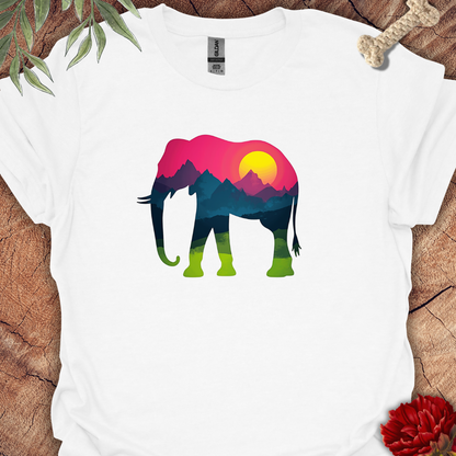 Vibrant Elephant Tee