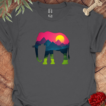 Vibrant Elephant Tee