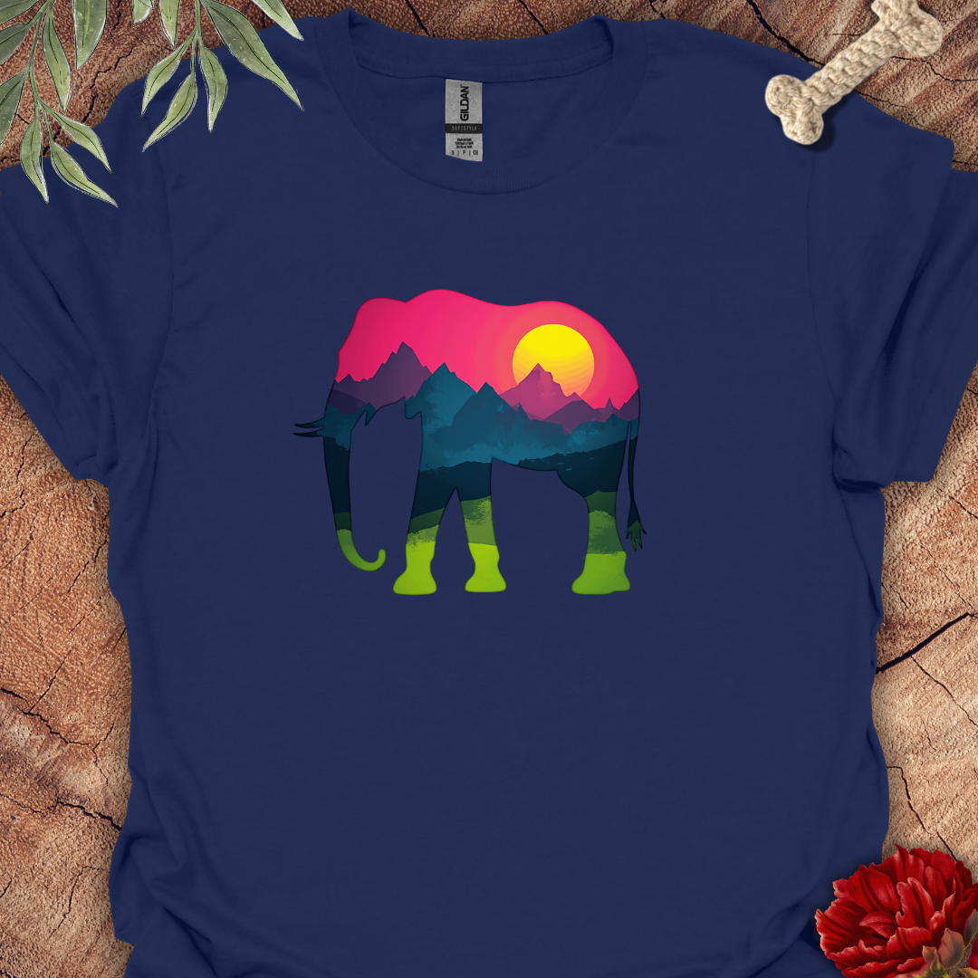 Vibrant Elephant Tee