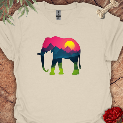 Vibrant Elephant Tee