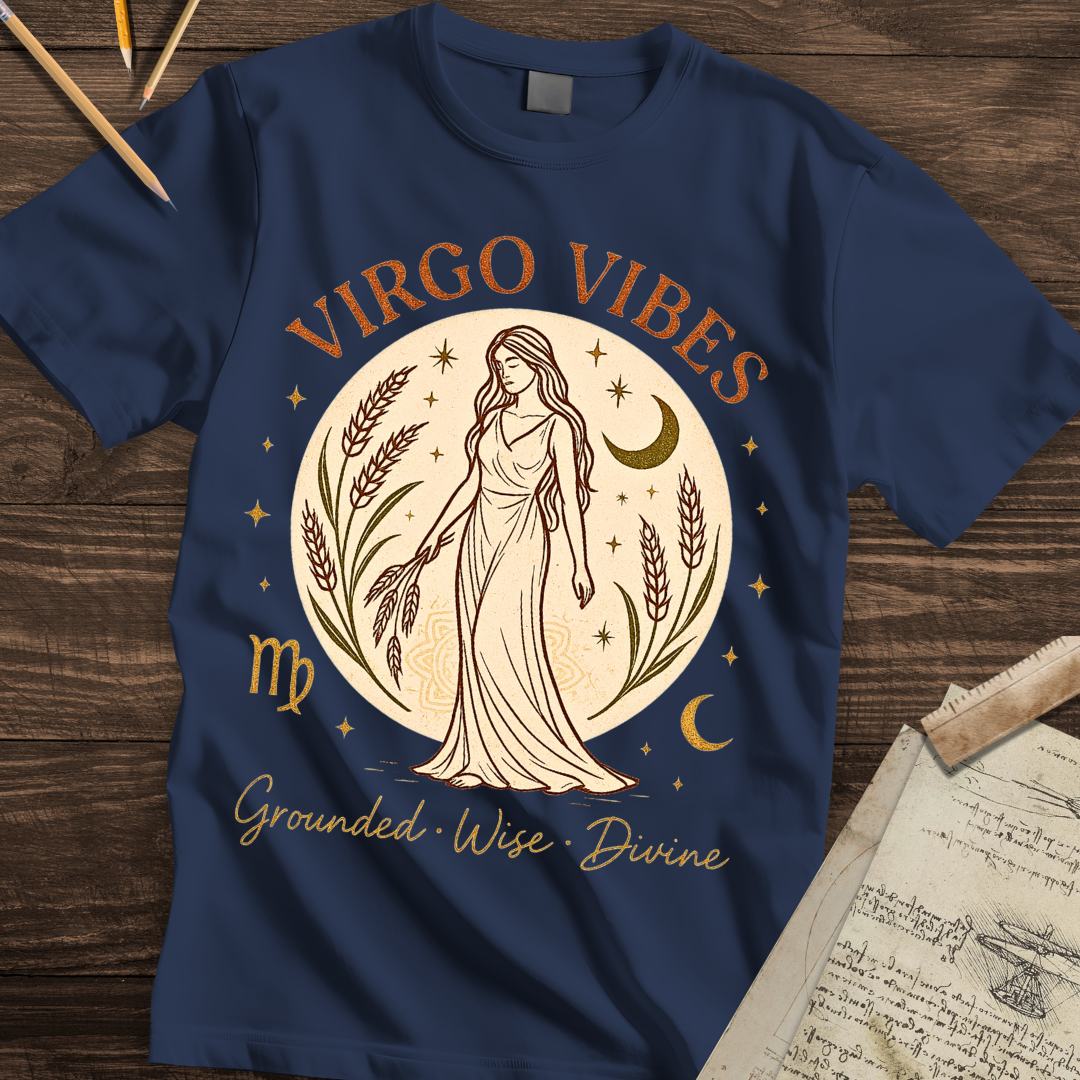 Virgo Vibes: Grounded, Wise, Divine Tee